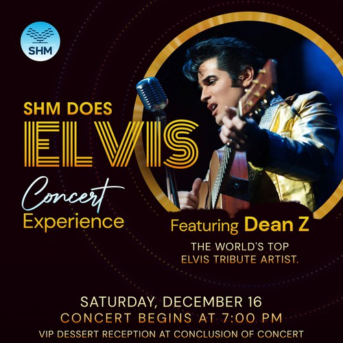 Creative Elvis Tribute Concert Experience Poster Needed! Design by Simply Ali