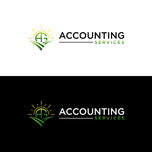 Logo for Accounting Service specializing in serving Agricultural Business Owners. Design by activee*