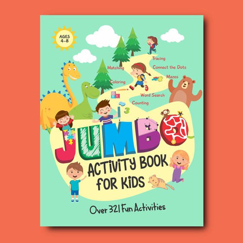 Fun Design for Jumbo Activity Book Design by uget