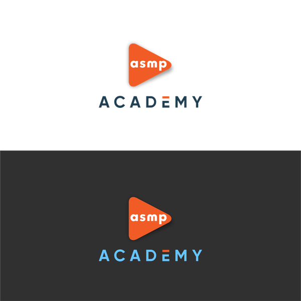 Asmp academy logo design