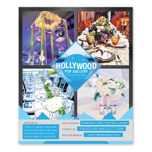 Create A Magazine Ad For Luxury Event Planning Company! Postcard