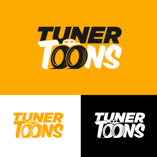 Logo Design and Brand Guide for up and coming automotive apparel company; Tuner Toons. Design by d_arvin