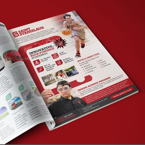 We need a stunning full page magazine ad for our school Design by Tanny Dew ❤︎