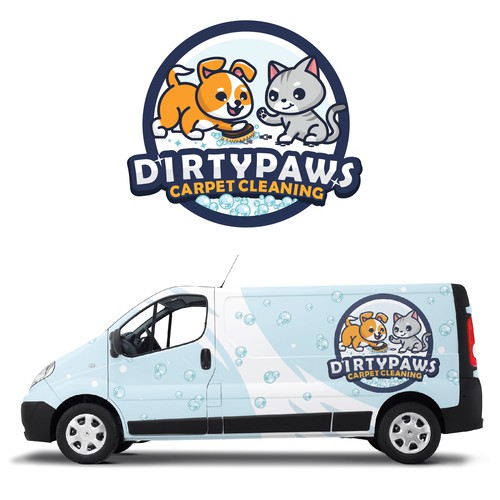 Bright & Playful logo needed for pet focussed carpet cleaning company Design von LastBlacker