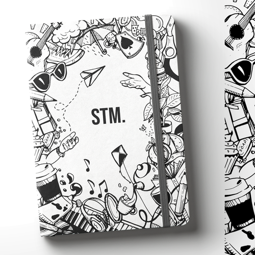 A fresh + fun cover illustration for our (famous!) premium notebooks Design by JsmithInk