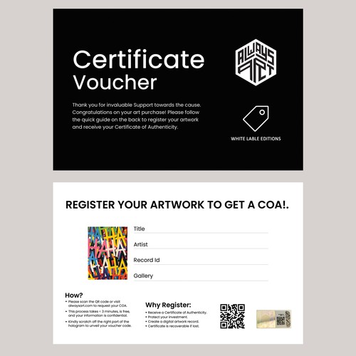 Certificate Voucher Design por Mah_Ari
