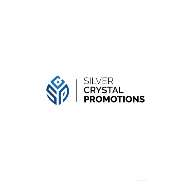 Silver crystal promotion logo