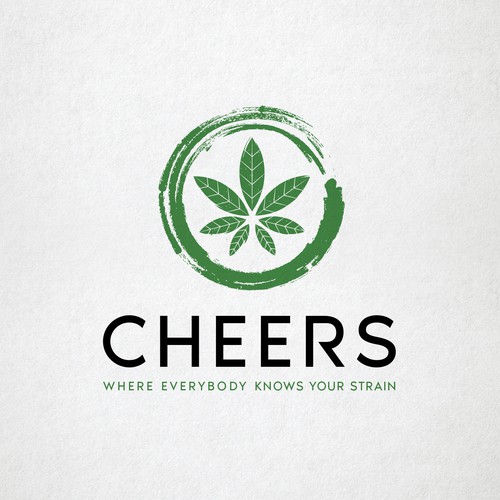 Cheers Cannabis where everyone knows your strain!  Need a great design 4 a world class cannabis shop Design by OneDesigns