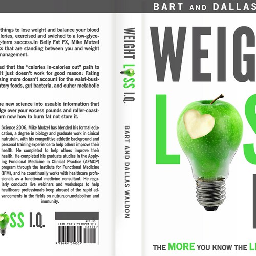 Design a creative and simple cover for weight loss book Design by Milica M.