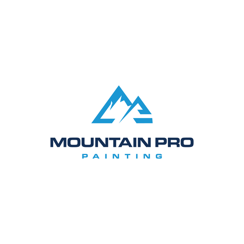 High-end, tech-focused Colorado painting company brand package Design by MD Design99