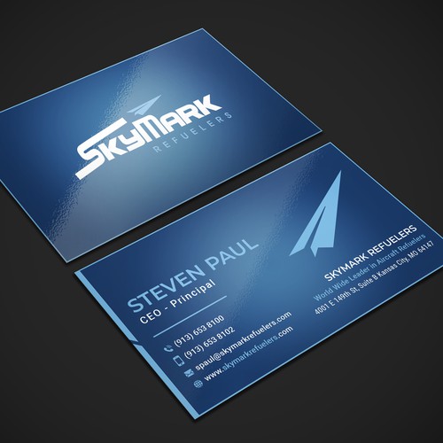 Need business card redesign for Aircraft Truck Fueling company Design by H_IMAM