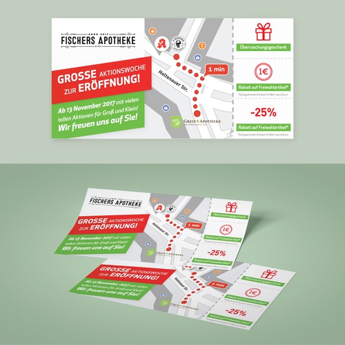 Flyer - Pharmacy grand opening invitation