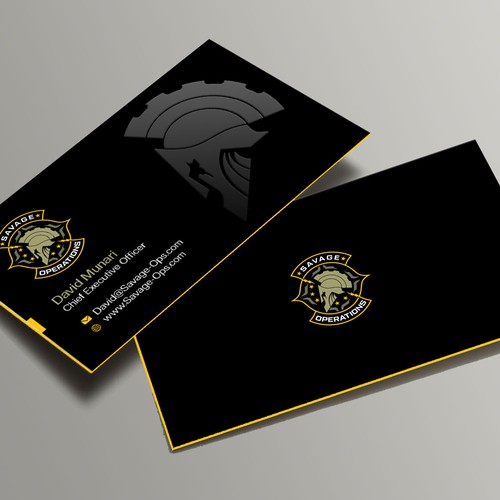 Business Card & Letterhead for Armed Security Agency Design by Xclusive16