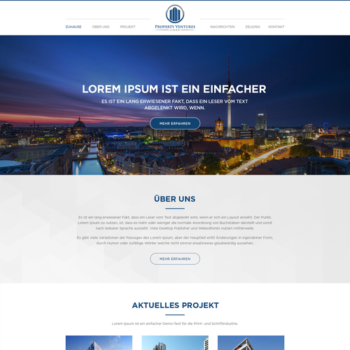 Web page design contest entry by Obizzy