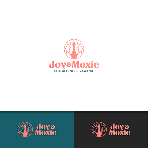 Design a personal brand logo to bring my Joy & Moxie to life! Design by Matko Vlaić