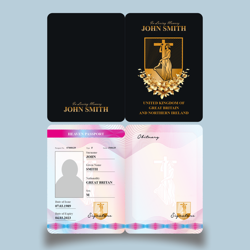 Passport-Style booklet Design Contest Design by azabumlirhaz