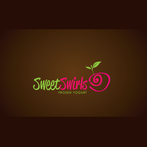 Frozen Yogurt Shop Logo Diseño de sanjika_