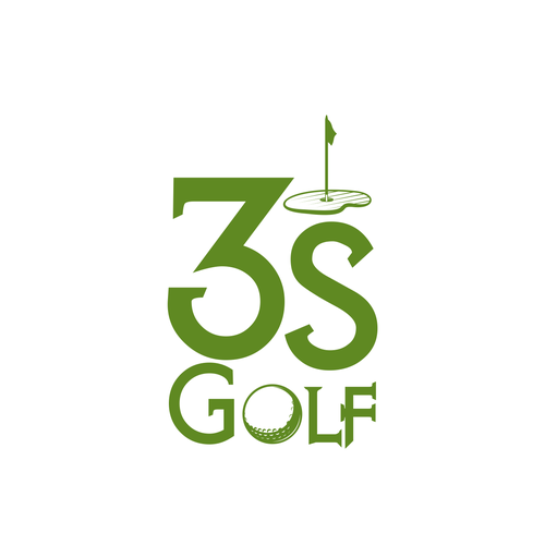 A logo for a fun, beautiful and affordable par-3 golf course. Design by master.piece