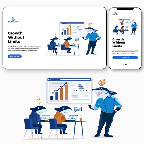 We need website illustrations for our software solutions company Design by Loominarius Ars