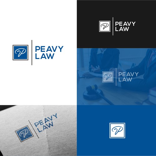 Law firm logo for trial lawyer in Texas-ontwerp door ZRT®