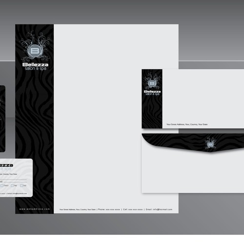 Design di New stationery wanted for Bellezza salon & spa  di Waqas H.