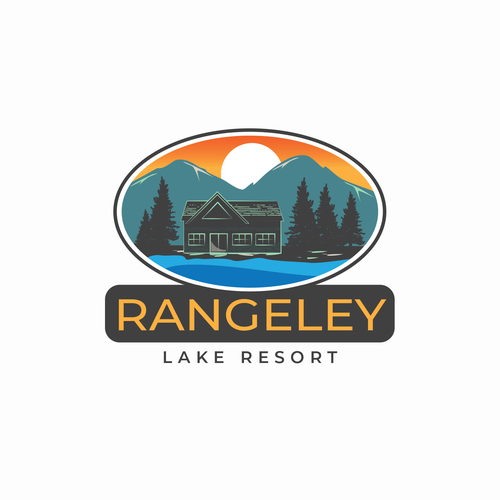 Design a logo for a resort on a lake in Maine! Design by m&mdesigns