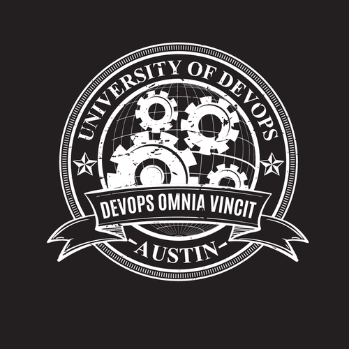 University themed shirt for DevOps Days Austin Design von Henrylim
