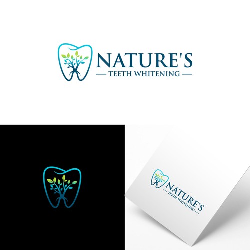 Nature's Teeth Whitening - Needs a Natural Company Logo Design by Web Hub Solution