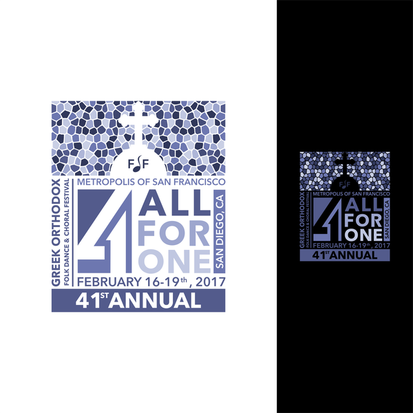 Diseño de Jong Java titulado "Greek Orthodox Folk Dance & Choral Fest. Logo"