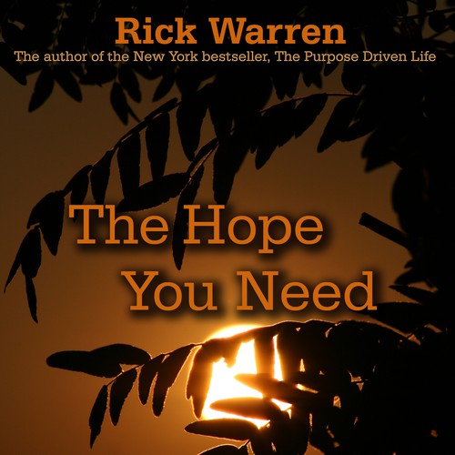 Design Rick Warren's New Book Cover Design por KellyRae