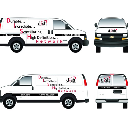 Diseño de V&S 002 ~ REDESIGN THE DISH NETWORK INSTALLATION FLEET de sAb the DeSigner