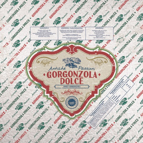 Design a product label set for an Italian Cheese デザイン by ProveMan