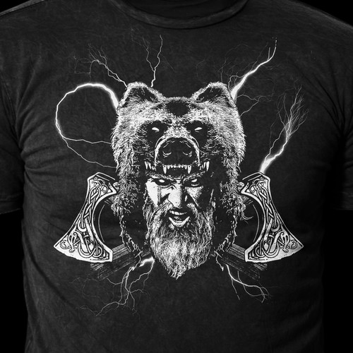 Create the design for the "Berserker" t-shirt Réalisé par KYLAR