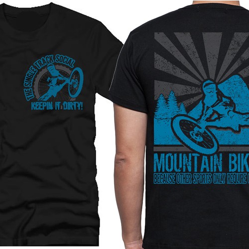 Mountain Biking TShirt Design Tshirt contest