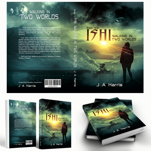 Create an Eye-catching Sci Fi cover for 'Walking in Two Worlds.  Book One. Ishi. Design by twinartdesign