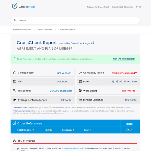 Crisp Report Page to Showcase Our Analytics Output Design by Technology Wisdom