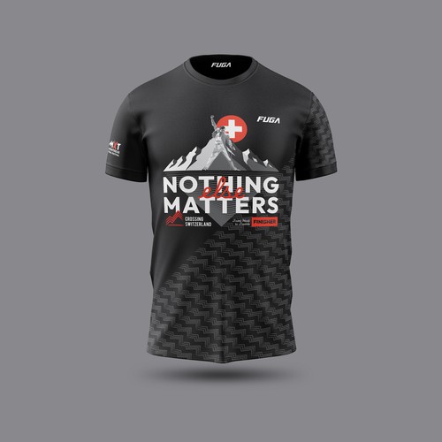"Crossing Switzerland Ultra Trail Finisher T-shirt" winning 