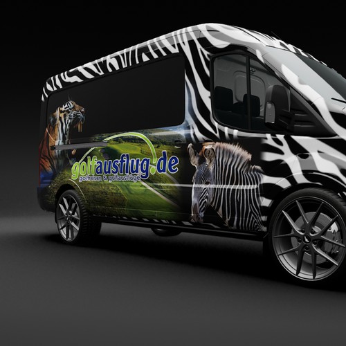 Mini Bus wraping for touristik Mercedes Sprinter Design by TANSA ART