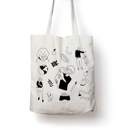 TOTE BAG DESIGN - Sustainable Dog Food Company needs tote bag Design réalisé par Sonagi