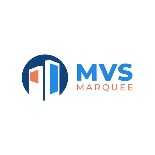 MVS Marquee digital signage logo Design by Fierda Designs