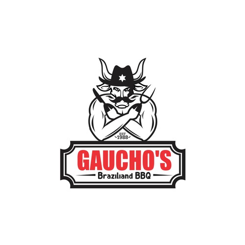 Design a Brazilian BBQ Logo - Gaucho's Design by Krizztan