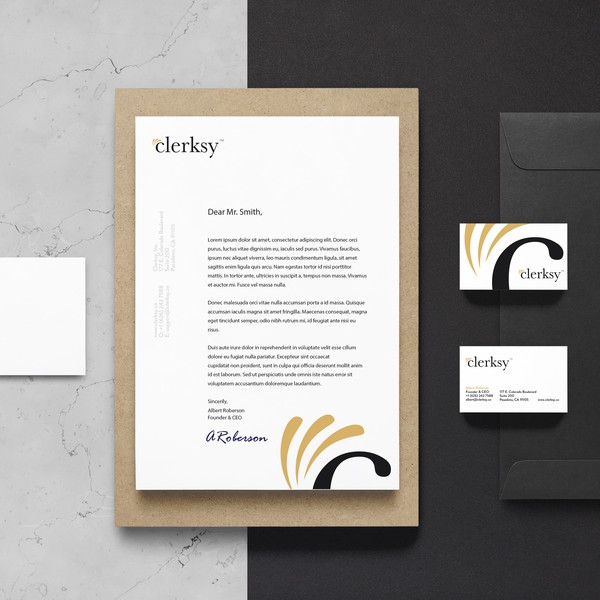 Clerksy stationery