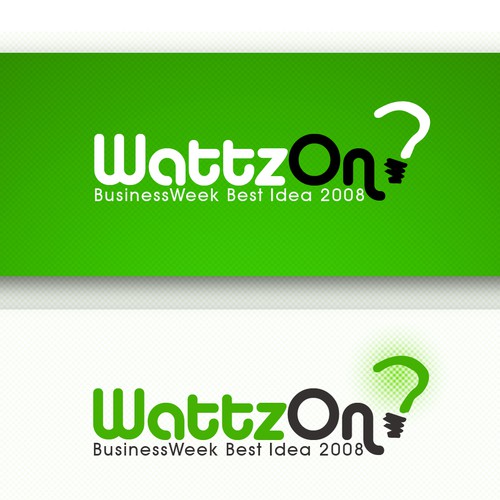 Help WattzOn (BusinessWeek Best Idea 2008) with a new logo Design by ronnieyo