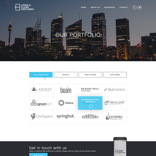 Create a modern Word Press theme design for Lewis & Clark Ventures Design by Obizzy