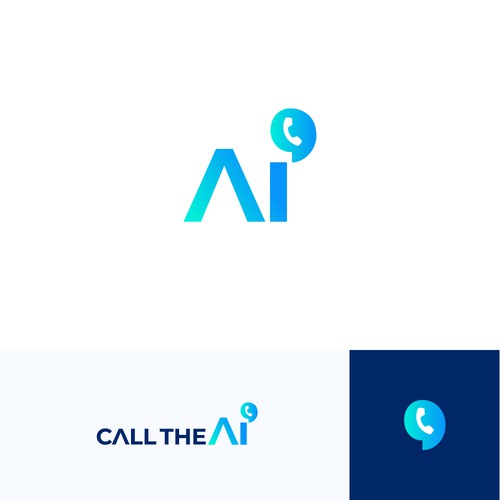 AI Communication Logo Design by oneeightdesigns
