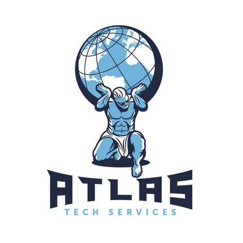 Guaranteed-  Create a logo and branding concept for Atlas Tech Services Design by Xinteki