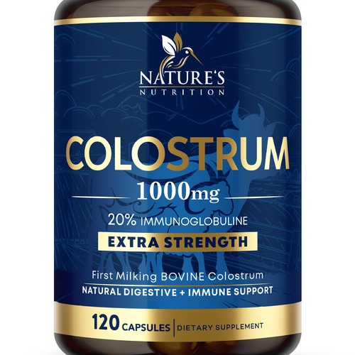 Powerful, Colostrum Design Needed for Nature's Nutrition Design by Encephalon™