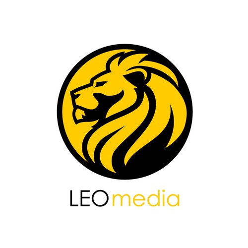 Logo for "LEO MEDIA", a media designer company, working mostly, but not only, as (live) cameraman Design by 262_kento