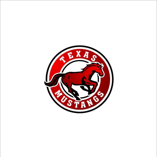 Texas Mustangs Design by SGrph