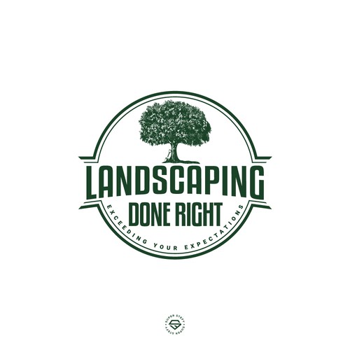 Searching for Clean, Indelible Logo for Landscaping Company Design by SuperStefy ★ ★ ★ ★ ★